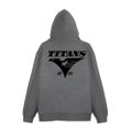 Mobile Suit Zeta Gundam - Titans Zip Hoodie Ver2.0 (Mix Gray | Size M) thumbnail 1
