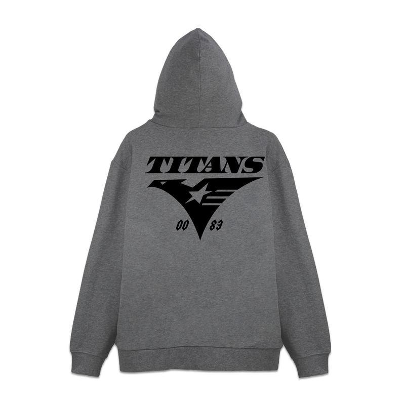 Mobile Suit Zeta Gundam - Titans Zip Hoodie Ver2.0 (Mix Gray | Size M) image 1