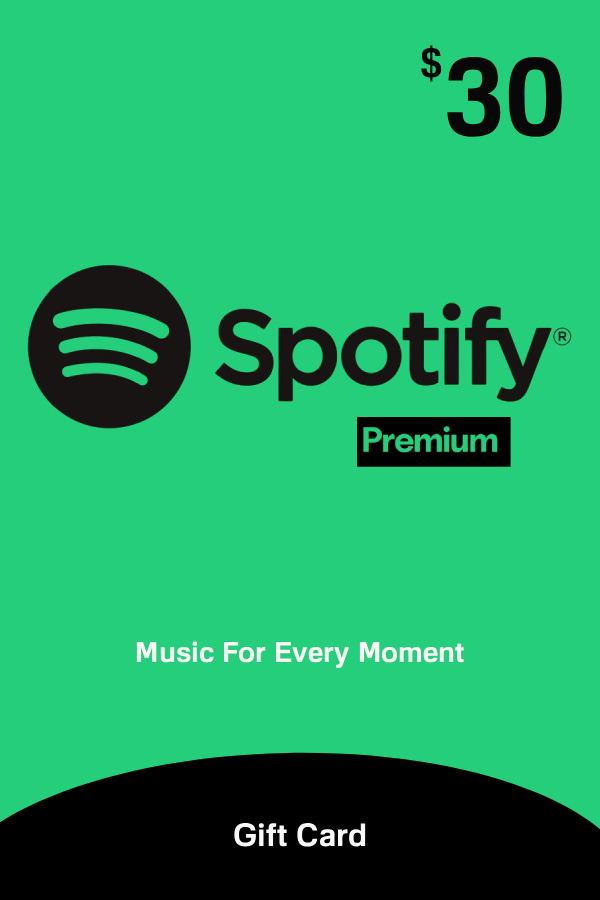 Spotify Gift Card 30 USD | US Account <span class="ext ext_digital">digital</span> image 1