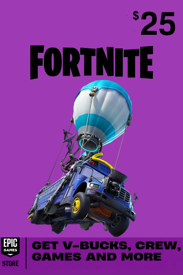 بطاقة هدية Fortnite 25 USD | حساب أمريكي <span class="ext ext_Epic Store">Epic Store®️</span> <span class="ext ext_digital">digital</span> image 1
