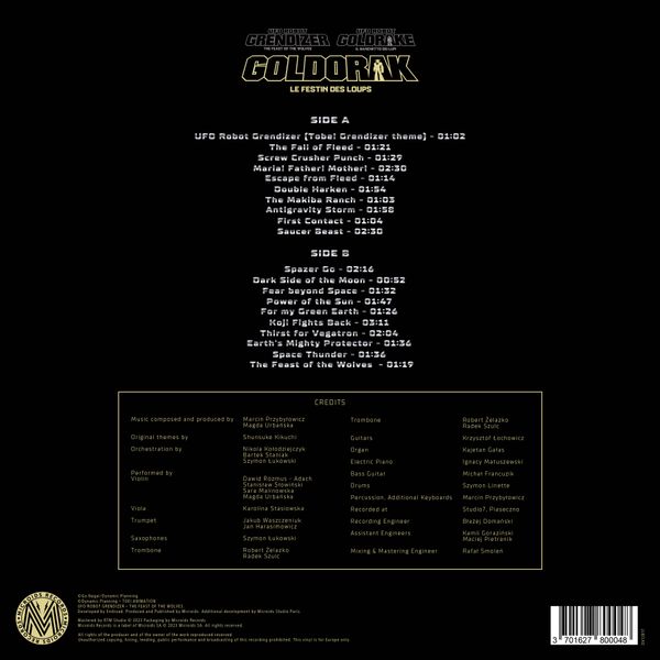 Ufo Robot Grendizer - The Fear Of The Wolves Original Game Soundtrack (Vinyl) image 3