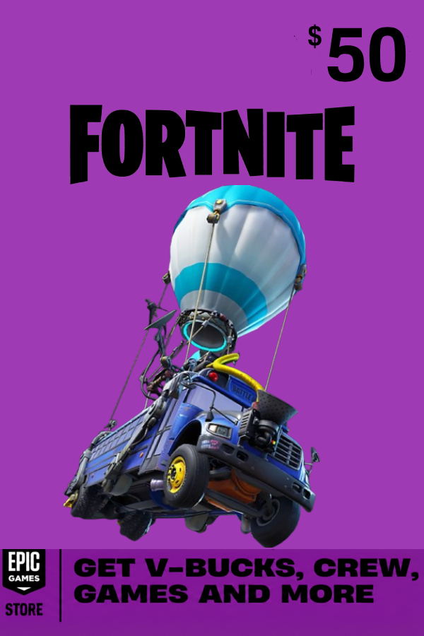 بطاقة هدية Fortnite 50 USD | حساب أمريكي <span class="ext ext_Epic Store">Epic Store®️</span> <span class="ext ext_digital">digital</span> image 1