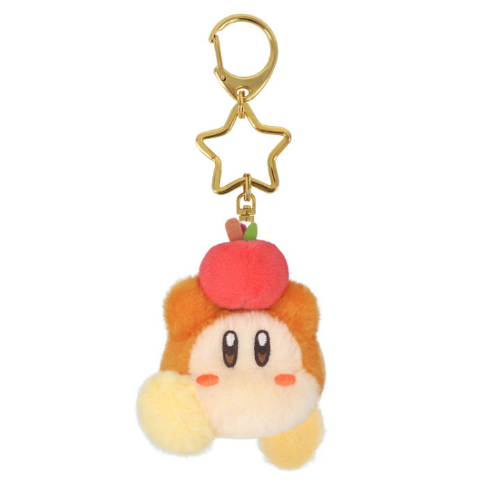 Kirby Of The Stars Mini Mofu Mascot Plush Keychain KMF08 Waddle Dee Apple — Import Game Deal