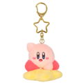 Kirby Of The Stars Mini Mofu Mascot Plush Keychain KMF05 Warp Star thumbnail 1