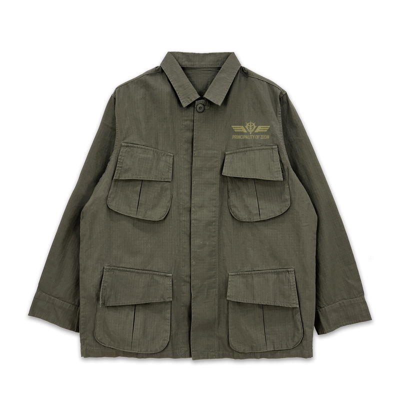 Mobile Suit Gundam - Principality Of Zeon Fatigue Jacket Ver2.0 (Moss | Size L) image 2