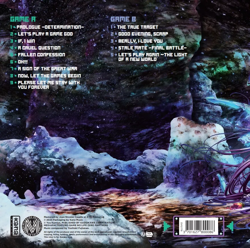 No Game No Life Zero Original Soundtrack (Vinyl) (Yoshiaki Fujisawa)