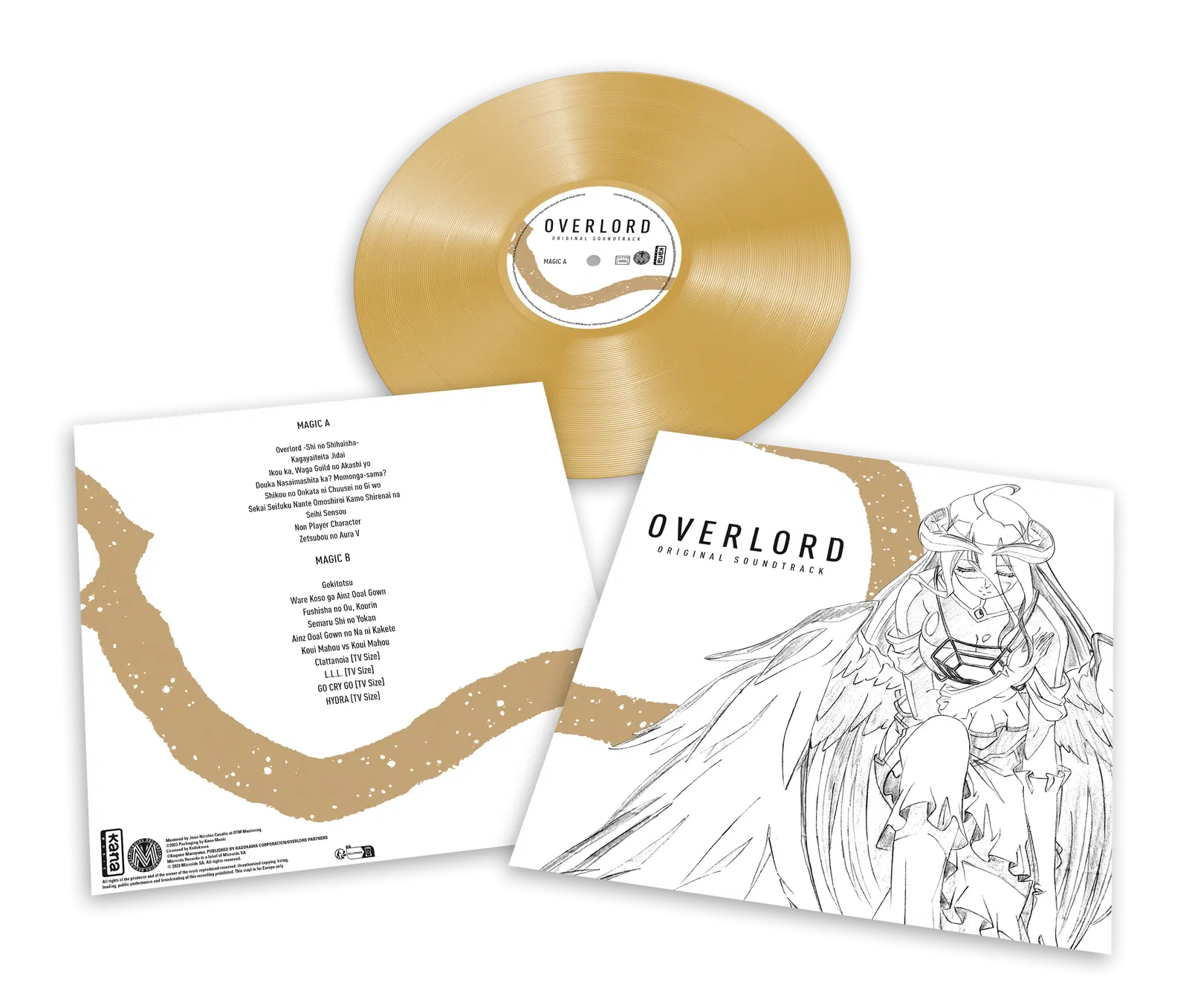 オーバーロード　OST　ゴールド・ヴァイナル仕様/アナログレコード Overlord Original Soundtrack (Vinyl) (Shuji Katayama)