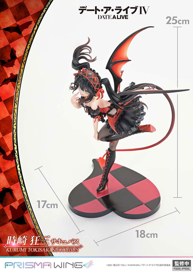 Prisma Wing Date A Live 1/7 Scale Pre-Painted Figure: Tokisaki Kurumi Succubus image 11
