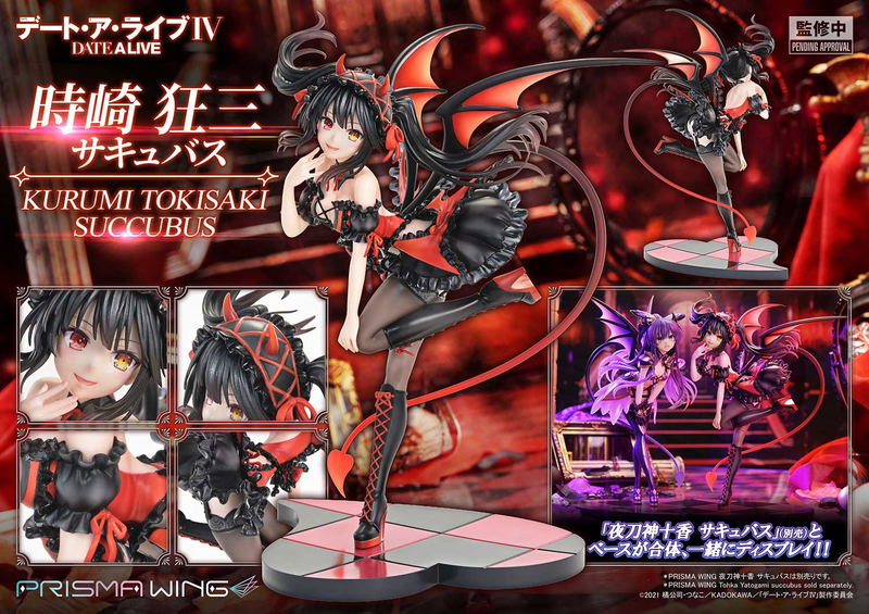Prisma Wing Date A Live 1/7 Scale Pre-Painted Figure: Tokisaki Kurumi Succubus image 17