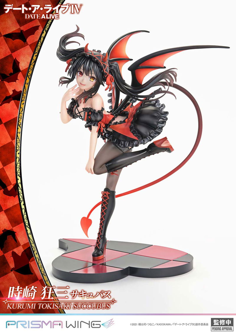 Prisma Wing Date A Live 1/7 Scale Pre-Painted Figure: Tokisaki Kurumi Succubus image 2