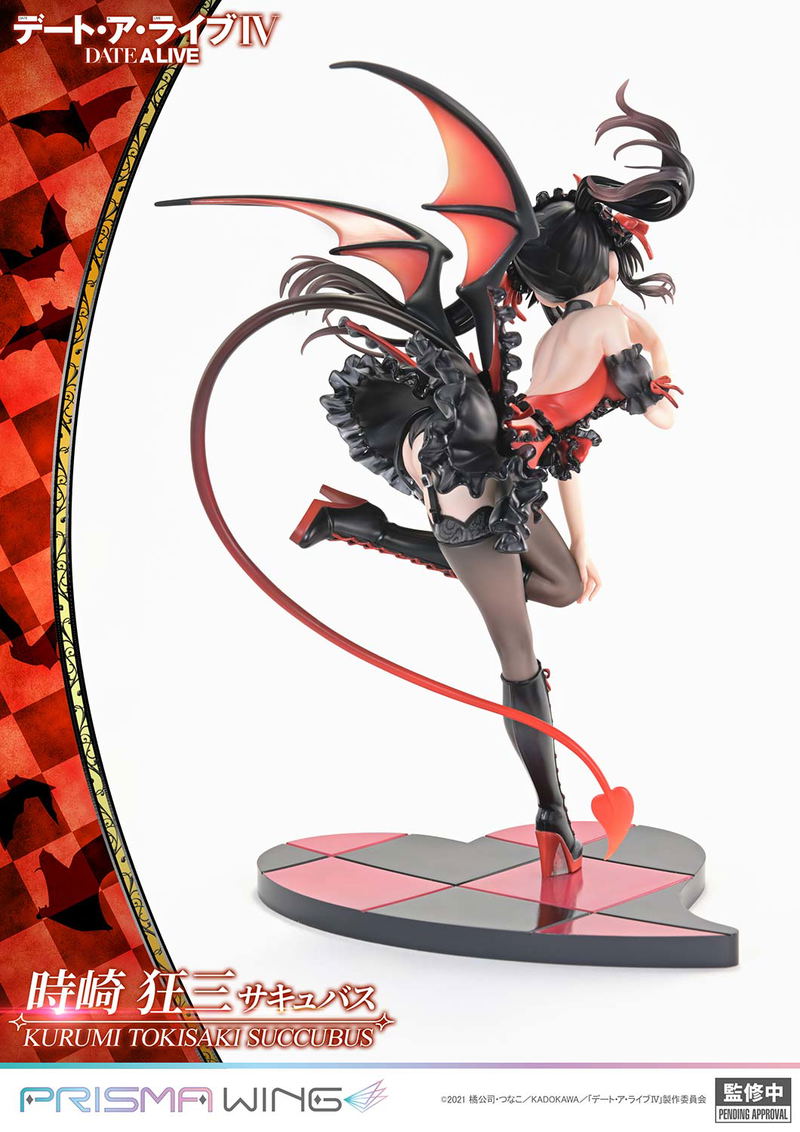 Prisma Wing Date A Live 1/7 Scale Pre-Painted Figure: Tokisaki Kurumi Succubus image 3