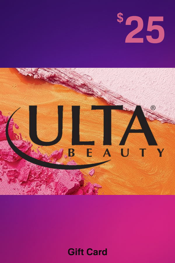 Ulta Beauty 礼物卡 25 USD | 美国账户
Ulta Beauty 礼物卡 $25
Ulta Beauty USD25
Ulta Beauty
Ulta.com <span class="ext ext_digital">digital</span> image 1