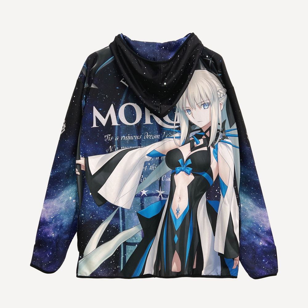 Fate/Grand Order - Berserker/Morgan Full Graphic Dry Hoodie (Size L)