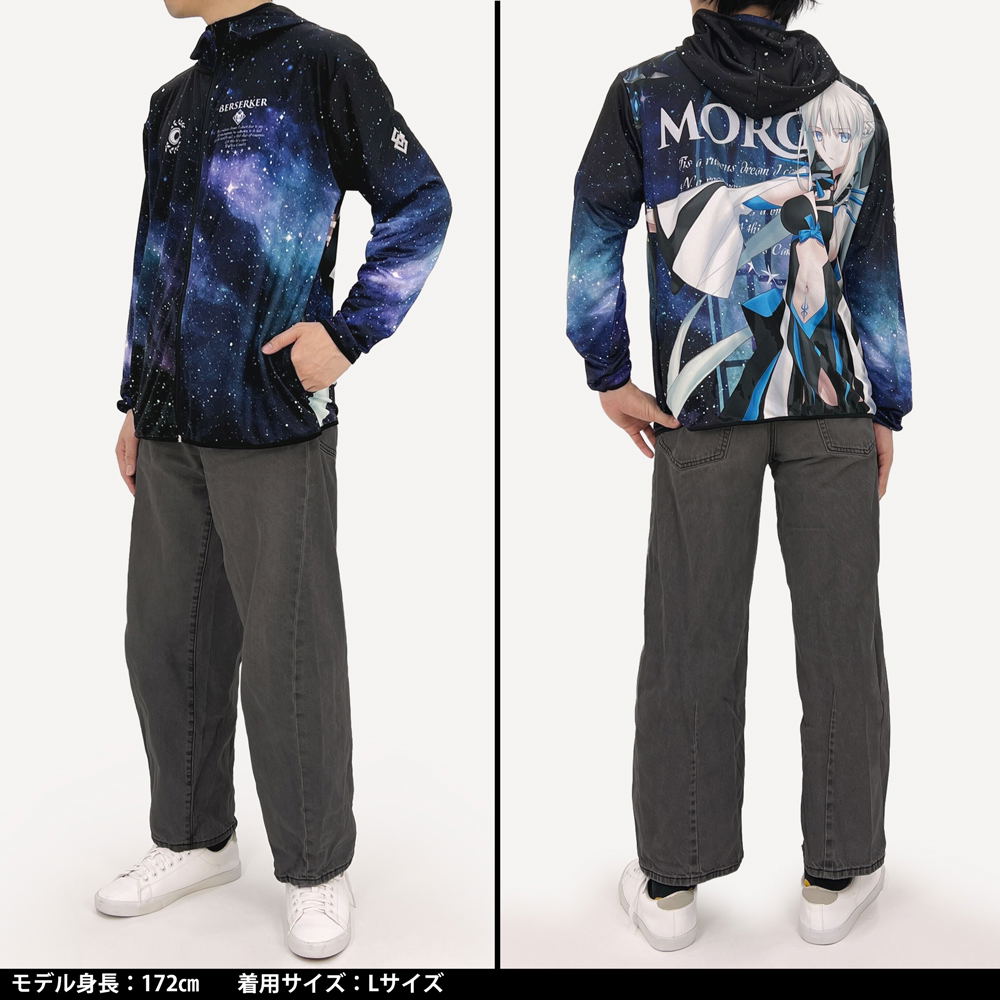 Fate/Grand Order - Berserker/Morgan Full Graphic Dry Hoodie (Size L)