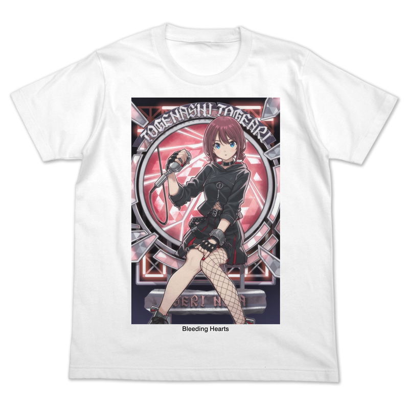 Girls Band Cry - Original Illustration Of Nina Iseri Full Color T-shirt Bleeding Hearts Ver. (White | Size L) image 1