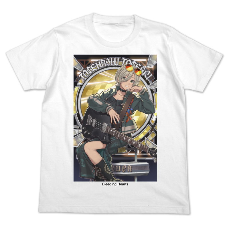 Girls Band Cry - Original Illustration Of Rupa Full Color T-shirt Bleeding Hearts Ver. (White | Size M) image 1