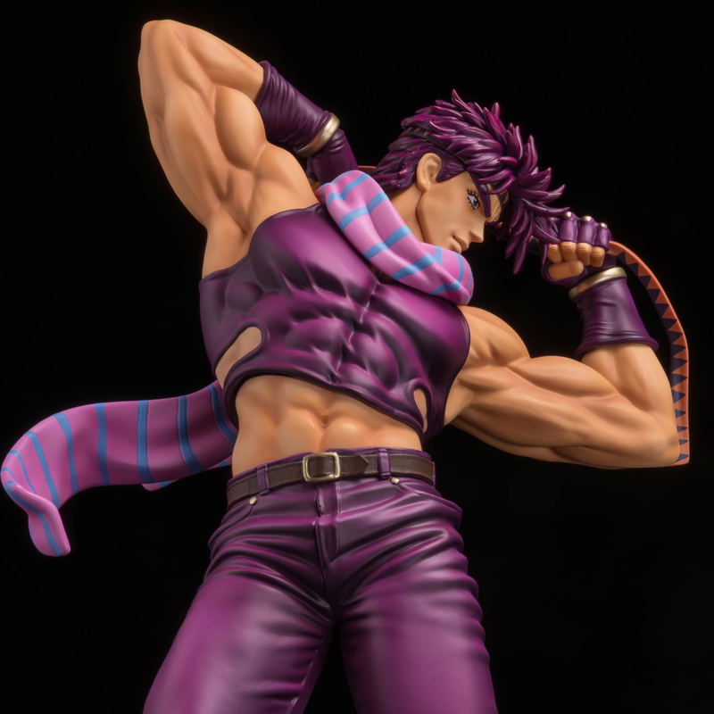JoJo's Bizarre Adventure Battle Tendency 1/8 Scale Pre-Painted Figure Museum: Joseph Joestar Special Color image 7