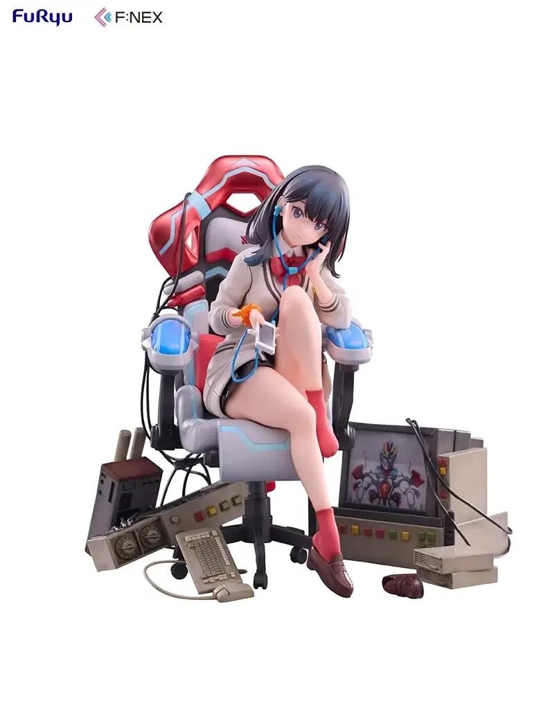 SSSS.Gridman 1/7 Scale Pre-Painted Figure: Takarada Rikka Gaming Chair Ver. image 1