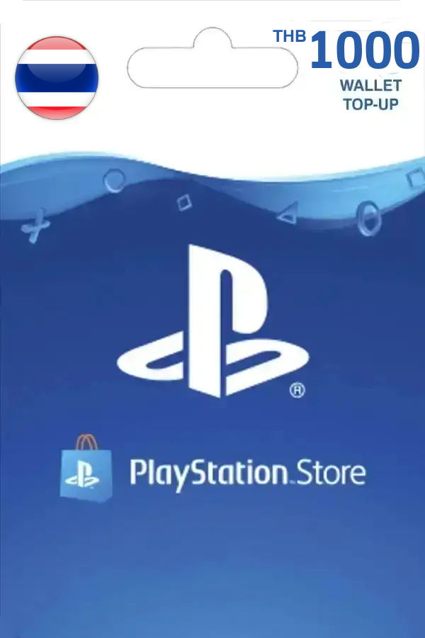 PSN Card 1000 THB | Playstation Network Thailand digital for PS4, PSVR, PS4 Pro, PS5, PS5 Pro, PS5