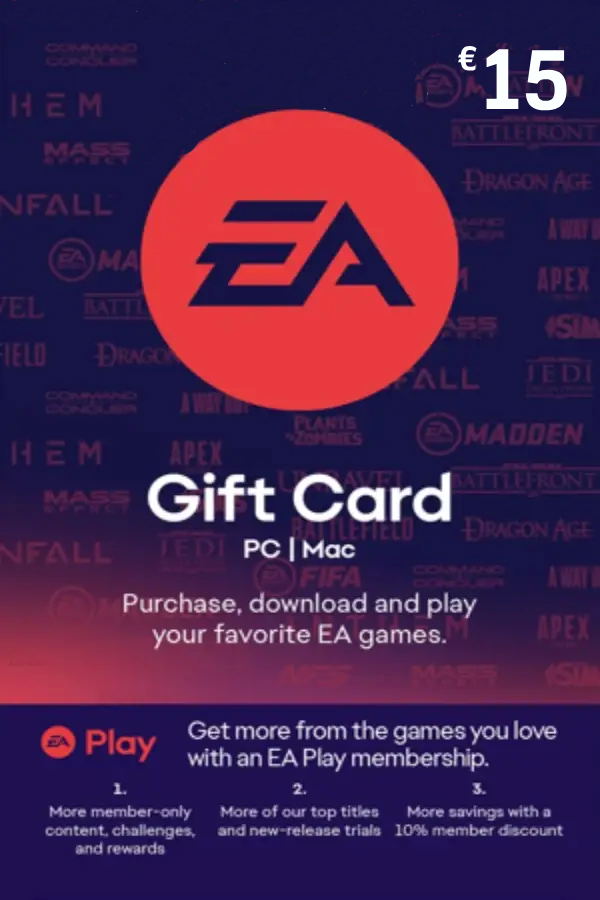 Cartão Presente EA 15 EUR | Apenas para Contas da Europa
EA Origin 15 EUR
Cartão Presente EA Origin
Cartão EA
Cartão Cash EA
Cartão Presente Origin
Cartão Presente EA <span class="ext ext_digital">digital</span> image 1