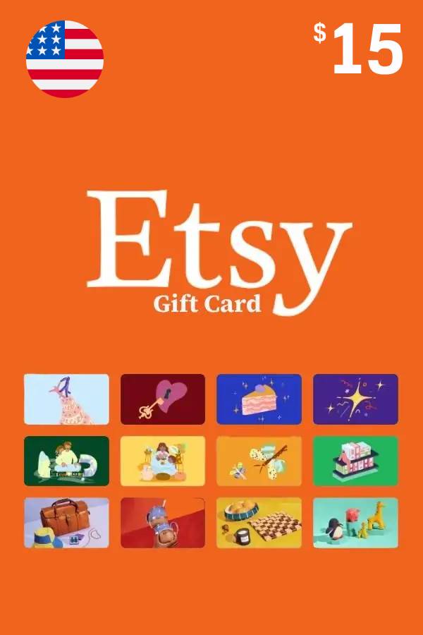Etsy Gift Card 15 USD | US Account digital — Import Game Deal