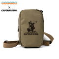 Yuru Camp x Captain Stag Mini Shoulder Pouch (Sand Khaki) thumbnail 1