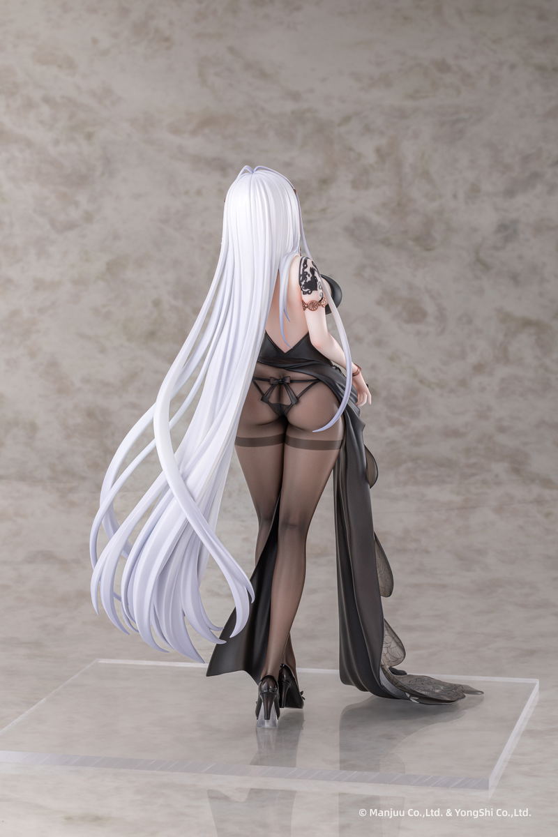Azur Lane 1/6 Scale Pre-Painted Figure: Emden Moonsilver Union Ver. (Black) image 4