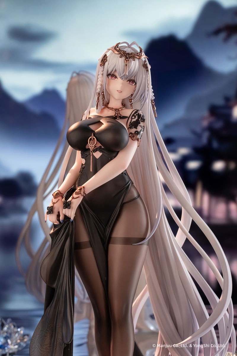 Azur Lane 1/6 Scale Pre-Painted Figure: Emden Moonsilver Union Ver. (Black) image 5