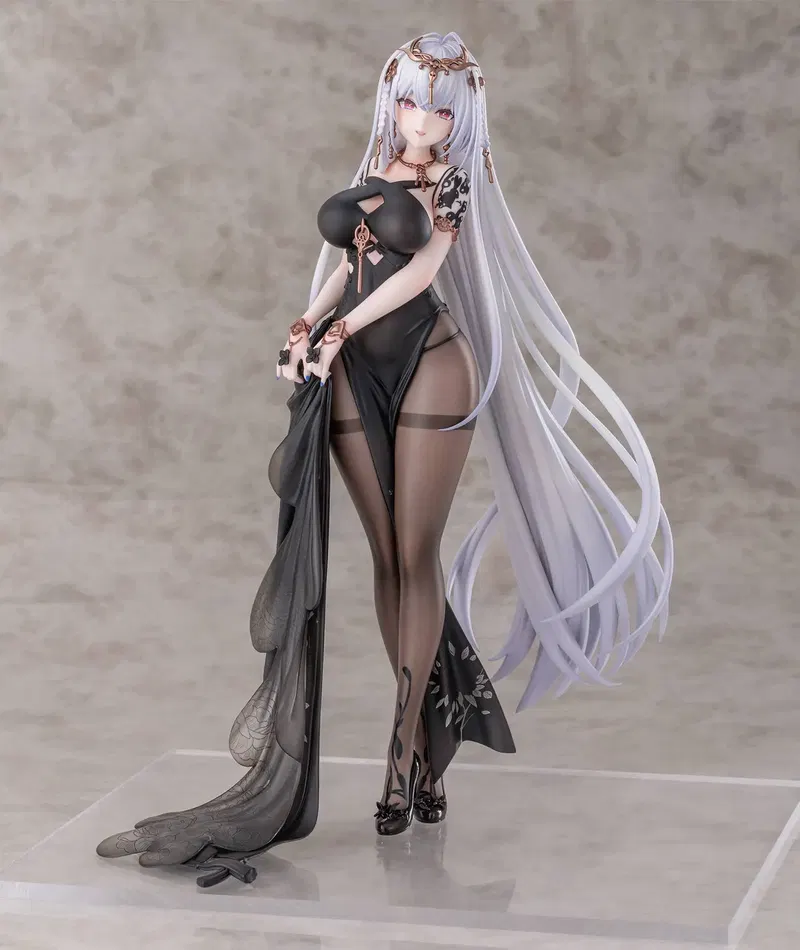 Azur Lane 1/6 Scale Pre-Painted Figure: Emden Moonsilver Union Ver. (Black) image 1