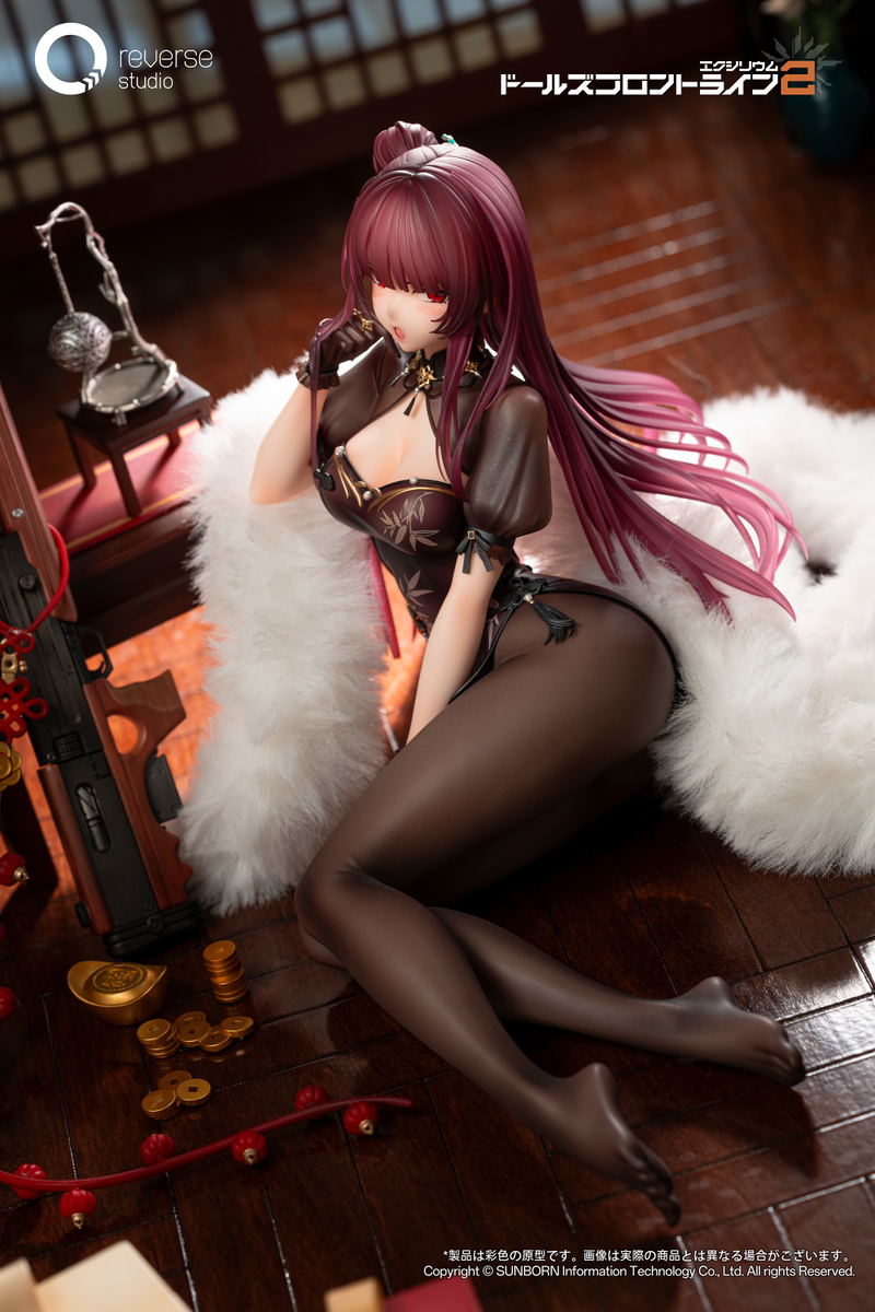 Girls' Frontline 2 Exilium 1/6 Scale Pre-Painted Figure: Makiatto Embroidered Bamboo, Blooming Shadows Ver. image 19