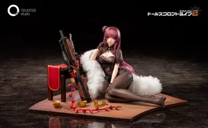 Girls' Frontline 2 Exilium 1/6 Scale Pre-Painted Figure: Makiatto Embroidered Bamboo, Blooming Shadows Ver.