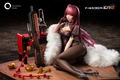 Girls' Frontline 2 Exilium 1/6 Scale Pre-Painted Figure: Makiatto Embroidered Bamboo, Blooming Shadows Ver. thumbnail 6