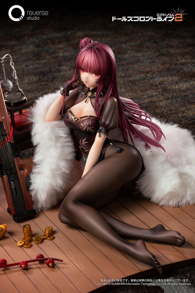 Girls' Frontline 2 Exilium 1/6 Scale Pre-Painted Figure: Makiatto Embroidered Bamboo, Blooming Shadows Ver. image 8