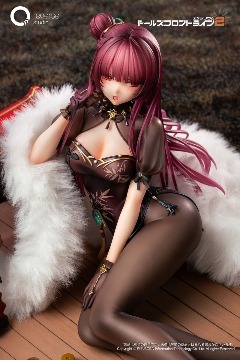 Girls' Frontline 2 Exilium 1/6 Scale Pre-Painted Figure: Makiatto Embroidered Bamboo, Blooming Shadows Ver. image 10