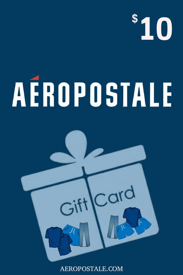 Aeropostale Gift Card 10 USD | US Account digital — Import Game Deal