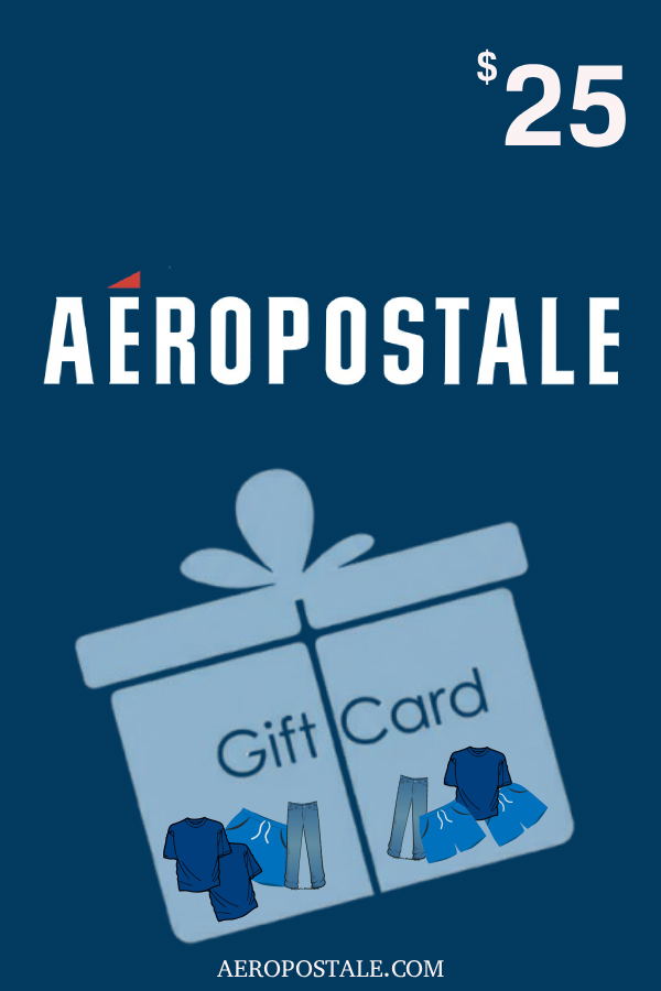 Aeropostale Gift Card 25 USD | US Account digital — Import Game Deal