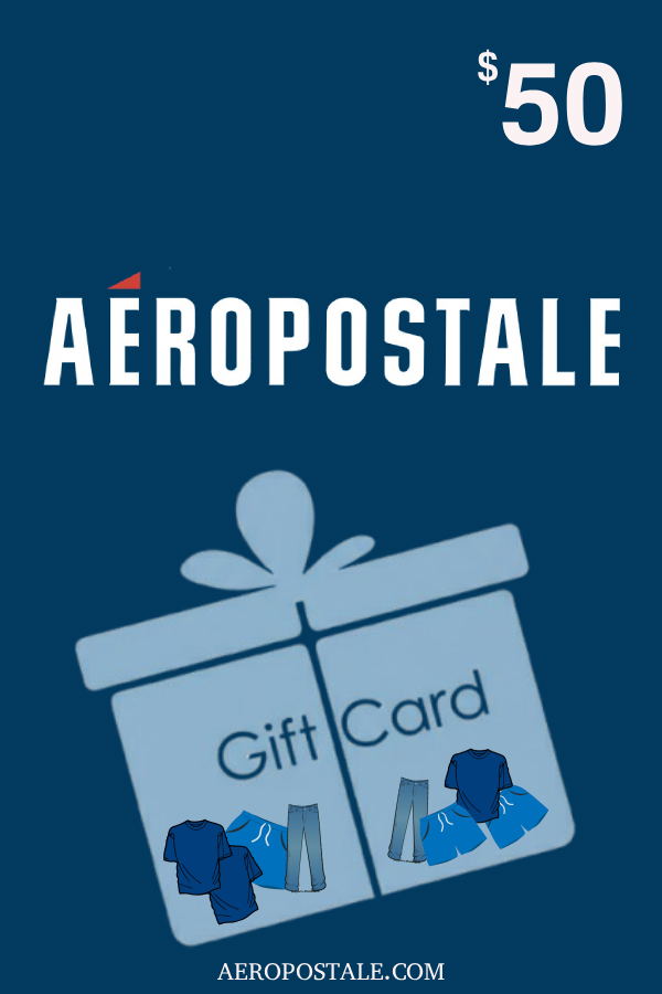 Aeropostale Gift Card 50 USD | US Account digital — Import Game Deal