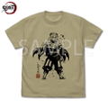 Anime Demon Slayer: Kimetsu No Yaiba - Demon Slayer Kyojuro Rengoku T-shirt (Sand Khaki | Size XL) thumbnail 1