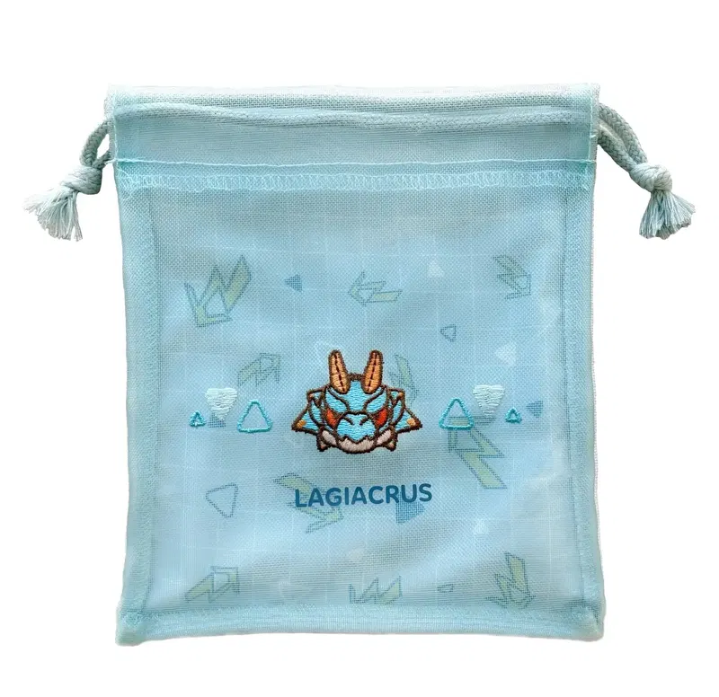 Monster Hunter MonDefo Mesh Kinchaku Pouch Lagiacrus image 1