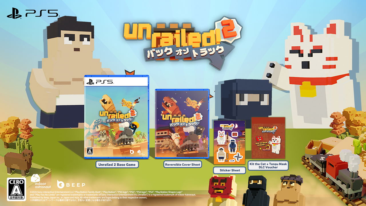 Unrailed! 2: Back on Track (Multi-Language) for PlayStation 5