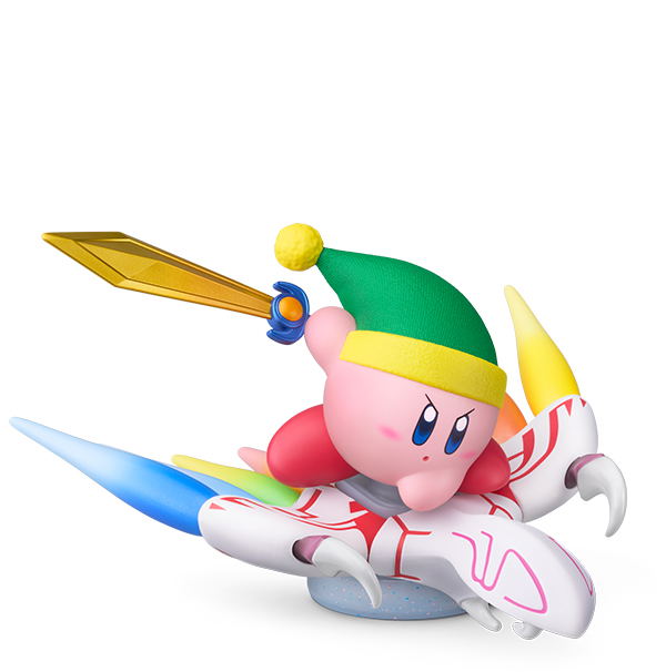 amiibo Kirby Air Riders (Sword Kirby & Dragoon) image 1
