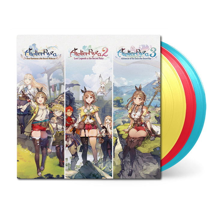 Atelier Ryza Original Soundtrack Trilogy [Box Set] (Lemon, Red & Light Blue Vinyl) — Import Game Deal