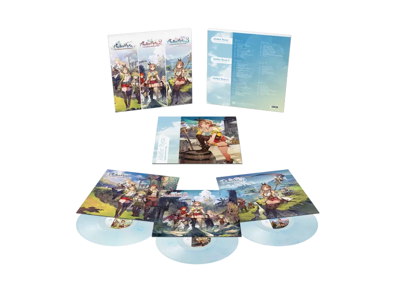 Atelier Ryza Original Soundtrack Trilogy [Box Set] (Clear Blue Marbled Vinyl) image 2