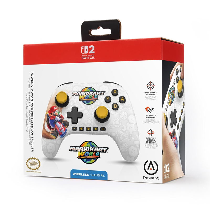 PowerA Advantage Wireless Controller for Nintendo Switch 2 [Mario Kart World] image 2