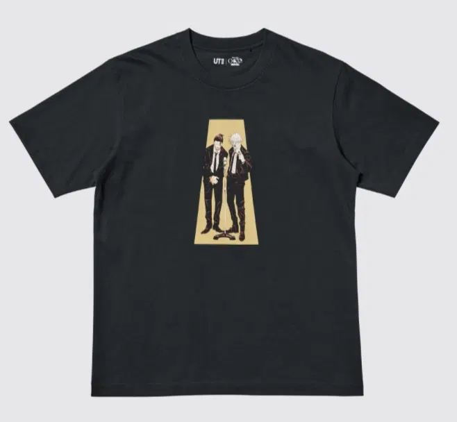 UT Manga 100th Jujutsu Kaisen Graphic T-Shirt (Black | Size S) image 1