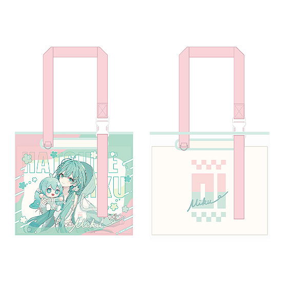 Character Vocal Series 01 Hatsune Miku Hatsune Miku Miku Hug Series Clear Bag Flower Ver. image 1