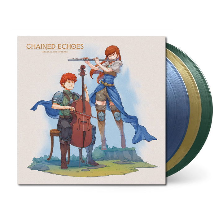 Chained Echoes Original Soundtrack (Deep Ocean Pearl, Gold &amp; Dark Green Vinyl) (Eddie Marianukroh)