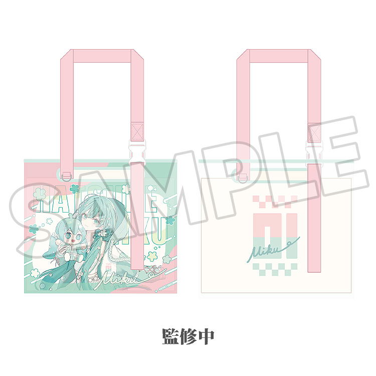 Character Vocal Series 01 Hatsune Miku Hatsune Miku Miku Hug Series Clear Bag Flower Ver. image 2