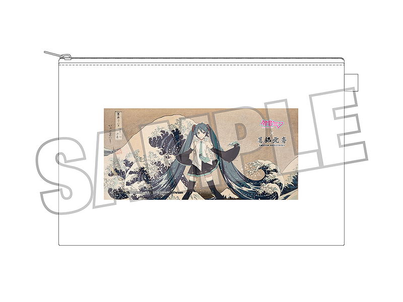 Hatsune Miku x Hokusai Katsushika iXima Pouch The Great Wave Off Kanagawa image 2