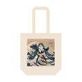 Hokusai Katsushika x Hatsune Miku by iXima Tote Bag The Great Wave Off Kanagawa (Re-run) thumbnail 1